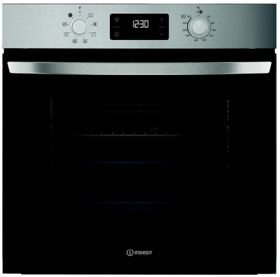 Furrë e integruar Indesit IO 255HU X, elektrike, vetëpastruese, inox e zezë