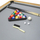 Tavolinë loje Enero 6ft, 3 në 1 pingpong edhe bilardo, shumëfunksionale, e bardhë dru