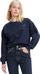 Bluzë sweatshirt Levi's Standard Crew, 100% pambuk, me mëngë t’gjata, blu e errët