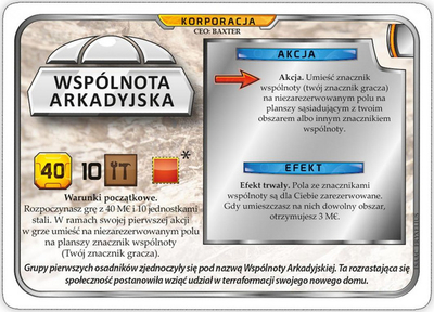Lojë Rebel Mars Terraformation Expansion - Ekspansion (3 karta korporate)
