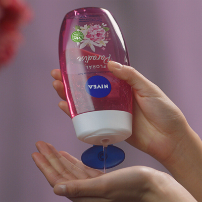 Xhel dushi Nivea Floral Paradise, 250 ml