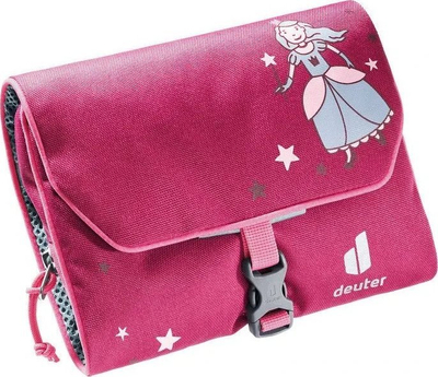 Çantë tualeti Deuter Wash Bag Kids, me grep varës, rozë