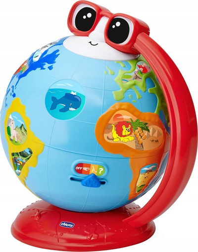 Lodër edukative Chicco Talking Interactive Globe, elektronike, 2–6 vjeç, shumëngjyrëshe