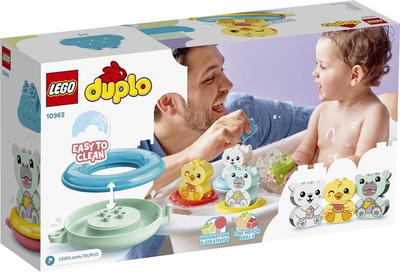 Lodër uji LEGO Duplo Bath Time Fun Floating Animal Train 10965, set ndërtimi, për fëmijë 18 muaj+, shumëngjyrëshe