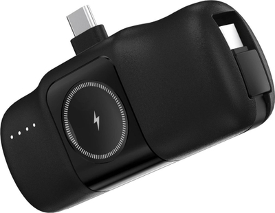 Powerbank Wozinsky WF16-YCS, 5000mAh, 15W USB-C me kabllo t’integrume, i zi