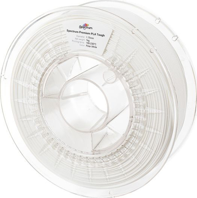 Filament 3D Spectrum PLA Tough, 1.75 mm, 1 kg, i bardh polar