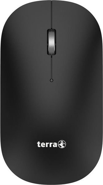 Mouse pa kabllo TERRA NBM1000B, RF 2.4G edhe Bluetooth, 4000 DPI, i zi
