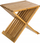 Stol palos Bambou Bamboo, dru bambuje natyrale, kafe