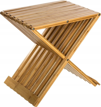Stol palos Bambou Bamboo, dru bambuje natyrale, kafe