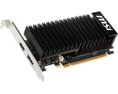 Kartë grafike MSI GeForce GT 1030 4GHD4 LP OC, 4GB GDDR4, NVIDIA, e gjelbër