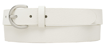 Rrip për femra Calvin Klein Classic Buckle Aop 30Mm LV04K7019G, i bardhë