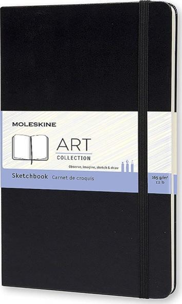 Fletore vizatimi Moleskine Art Collection, A5, 104 faqe, e zezë