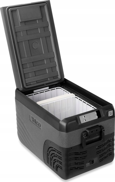 Frigorifer portativ Yolco KX30 Carbon, 25L, dy ndarje, gri karbon