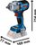 Çelës goditës Bosch GDS 18V-450 HC, pa furça, 1/2\", pa bateri, blu