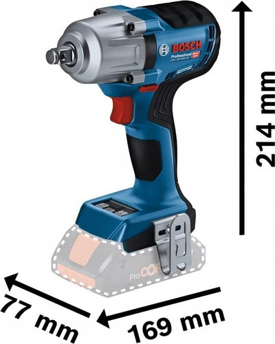 Çelës goditës Bosch GDS 18V-450 HC, pa furça, 1/2\", pa bateri, blu