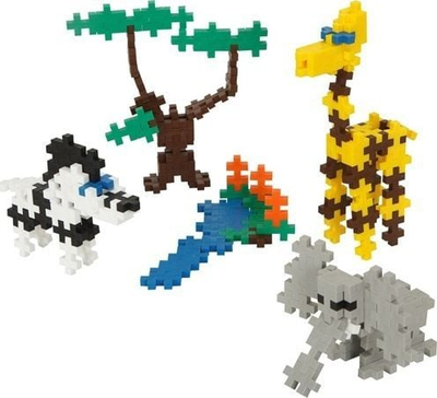Set ndërtimi Plus-Plus Mini Tube Giraffe, 100 copë, shumëngjyrësh