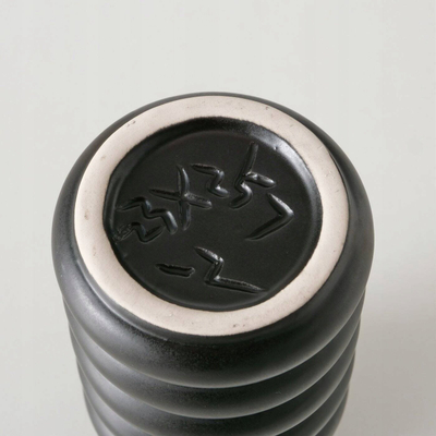 Vazo Boltze Home Mirabella, stoneware, 14 cm, e zezë mat