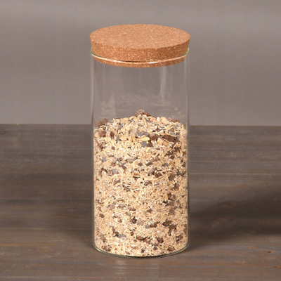 Kavanoz qelqi Kesper me kapak tapë, 10x21 cm, transparent