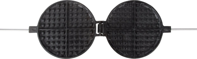 Hekur për waffle Esschert Design, gize, dorezë 82 cm, i zi