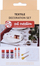 Set bojrash për stof Talens Textile Decoration Set, për punime vetë, shumëngjyrësh