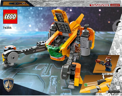 Set LEGO® Marvel 76254 Little Rocket's Spaceship, 330 pjesë
