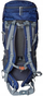 Çantë shpine turistike Kubisport, 75L, unisex, blu