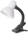 Lampë tavoline Avide Basic Clipbar, kapëse, 60W E27, e bardhë e zezë