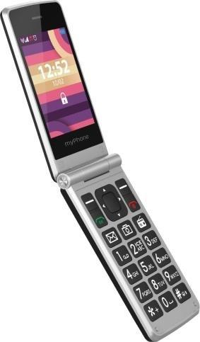 Telefoni myPhone TANGO, 4G LTE, bateri afatgjatë, argjendtë