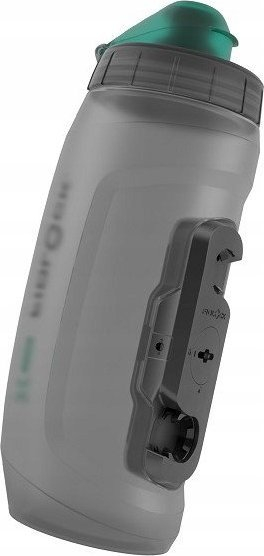 Shishe uji për biçikletë Fidlock Twist Bottle, 590 ml, me connector, e zezë me jeshile