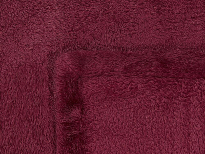 Batanije NAMDU Burgundy, 125 x 150 cm, mikrofiber, ngjyrë vishnje