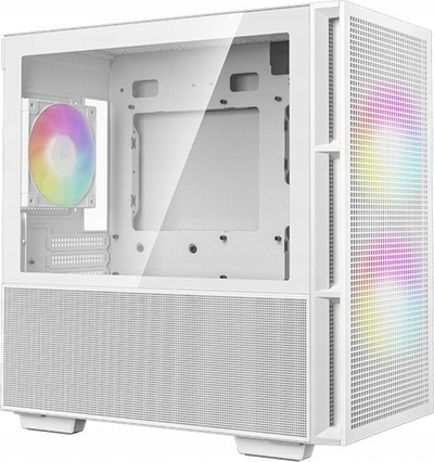 Kasë Deepcool CH360 ARGB, e bardhë, Mini Tower