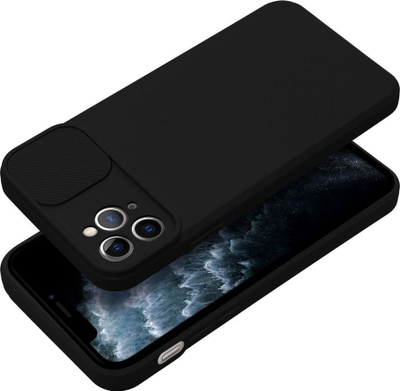 Klloçkë Smarty Slide Case për Apple iPhone 11 Pro Max, TPU, kapak kamere, e zezë