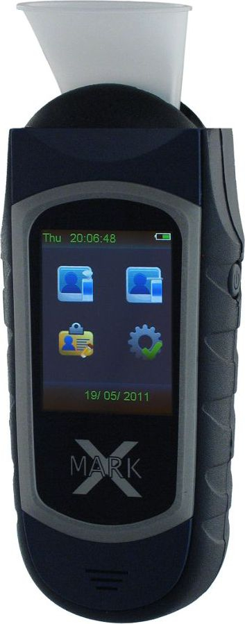 Alkoolmetër Alcovisor Mark X Plus, me sensor elektrokimik, memorje 10 000 matje, gri