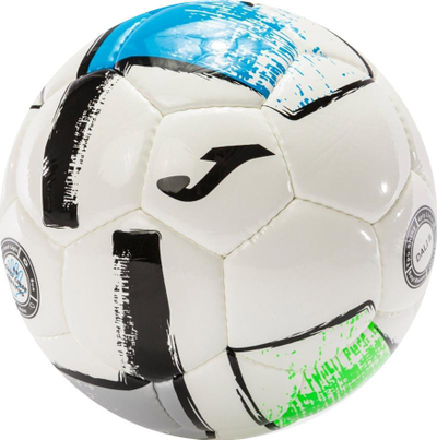 Top futbolli Joma Dali II Football 400649.211, për bar natyral, i bardhë shumëngjyrësh