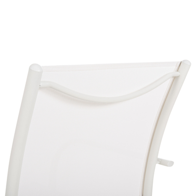 Karrige kopshti Redan prej metali 56x60x88Hcm (HM5976.02), bardhë