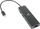 Adapter USB C në Ethernet 2.5G, hub 3x USB A, gri
