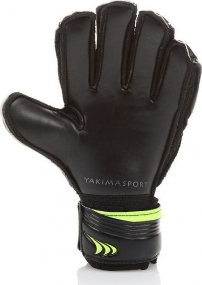 Doreza portieri Yakima Sport GripMaster 9.5, rrip i rregullueshëm, kapje e fortë, të zeza me jeshile