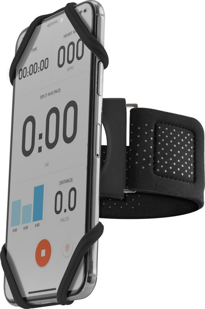 Mbajtëse telefoni Bone Bike Run Tie Connect Kit Pro, 4.7" 7.2", e zezë