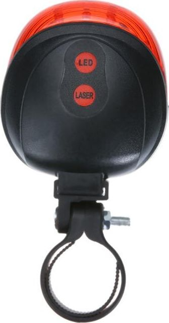 Dritë e pasme biçiklete pa markë, 5 LED, lazer, 7 mënyra