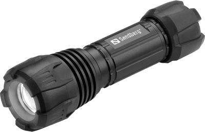 Elektrik dore Sandberg Survivor Torch, për bateri AAA, i zi