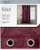 Perde AmeliaHome Velvet, 140x270 cm, me unaza, burgundy