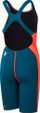 Kostum noti Speedo Fastskin Endurance+ Max Openback Kneeskin, garues për goca, i kuq teal