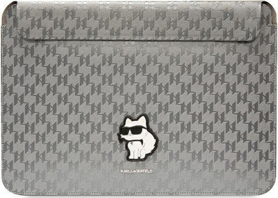 Hollëse laptopi Karl Lagerfeld Saffiano Monogram Choupette KL, deri 14", lëkurë sintetike, e zezë