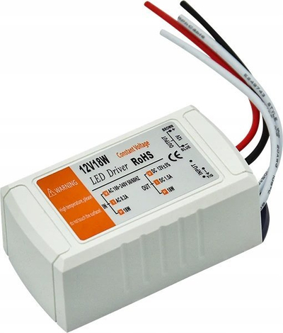 Furnizues rryme për LED Nextec 12V, 18W 1.5A, Slim, për mobilje