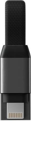 Kabllo karikimi Rolling Square inCharge PRO, USB A n'Lightning, 15W, gri metalik