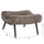 Stol-këmbëmbajtës Kemba 68x58x40Hcm (HM9606.01), gri/ zezë