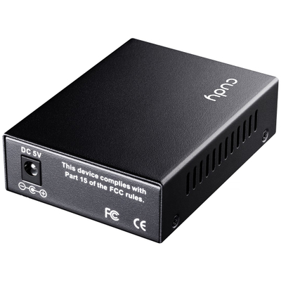 Media konvertues fibër Cudy MC100GSA-20, Gigabit, single-mode SC, i zi