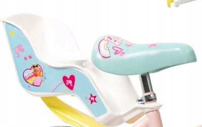 Biçikletë fëmijësh Toimsa Barbie 1465, 14", me rrota ndihmëse, rozë