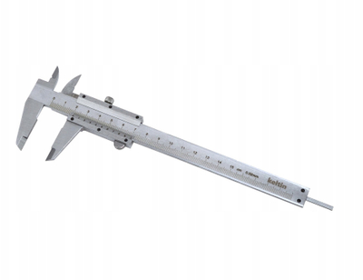 Kaliper metalik me dorë, 150mm, me kuti mbrojtëse