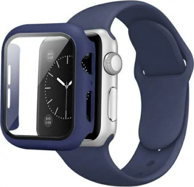 Rrip silikoni Beline për Apple Watch, 42/44/45mm, blu